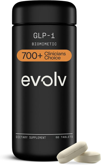 Evolv GLP-1 Supplement for Weight Management & Fullness, 60 Ct
