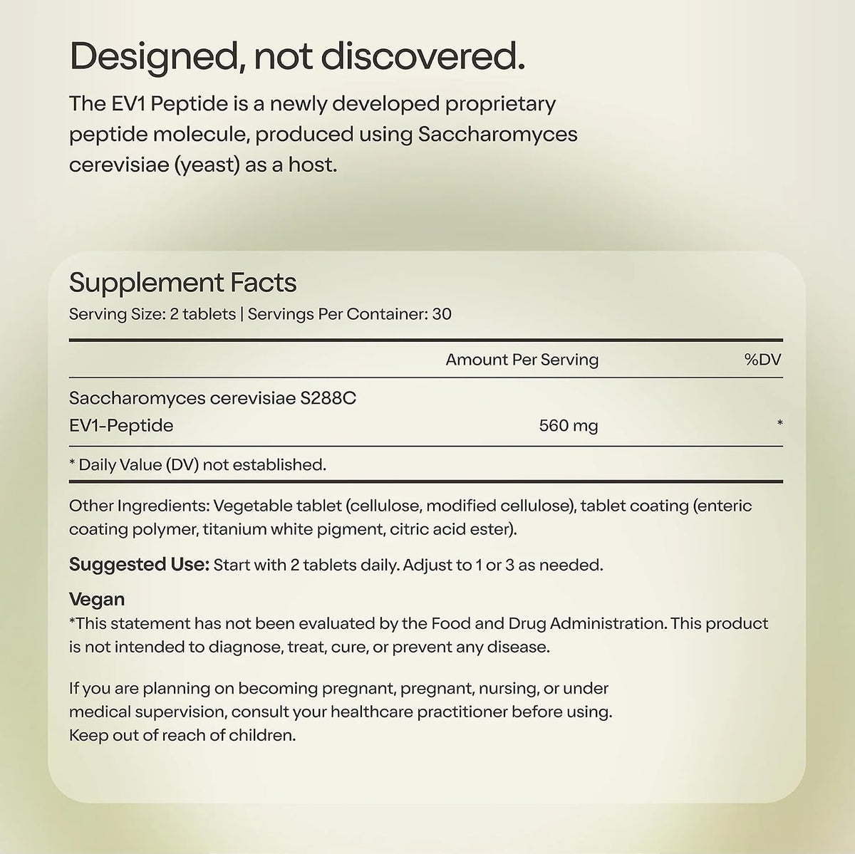Evolv GLP-1 Supplement for Weight Management & Fullness, 60 Ct